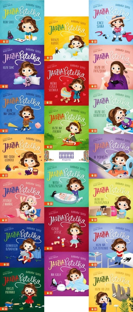 Supeł pakiet 20x Jadzia Pętelka - Robi Siku / W Podróży / Idzie Spać / Do Zoo