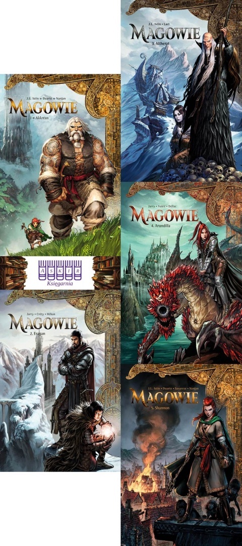 Świat Akwilonu pakiet 5x Magowie - Akwilon / Aldoran / Eragan / Altherat