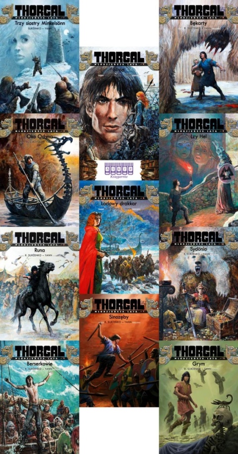 Thorgal pakiet 11x Młodzieńcze Lata Sydönia Grym