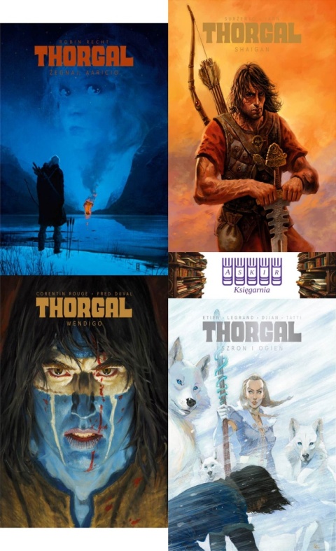 Thorgal Tw pakiet 5x Saga - Żegnaj Aaricio / Wendigo / Shaigan / Szron / Miasto