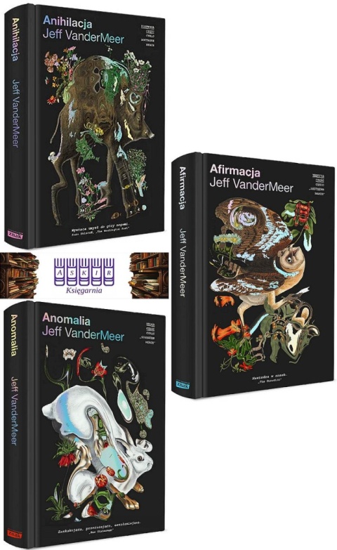 Vandermeer pakiet 3x Southern Reach - Anihilacja / Anomalia / Afirmacja