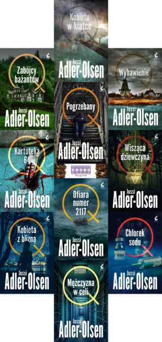 Adler-Olsen pakiet 10x Departament Q / Dept. Kobieta W Klatce
