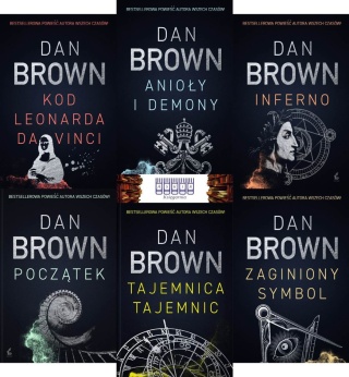 Brown pakiet 6x Robert Langdon / Kod Leonarda Anioły Tajemnica