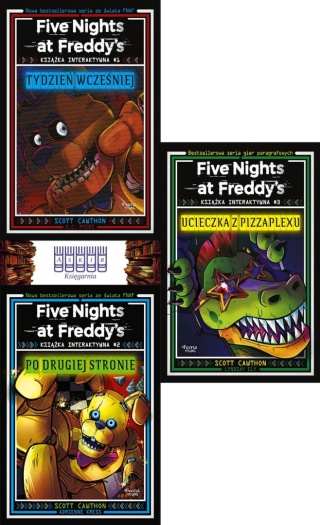Cawthon pakiet 3x Five Nights At Freddy's Książka Interaktywna