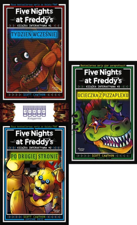 Cawthon pakiet 3x Five Nights At Freddy's Książka Interaktywna
