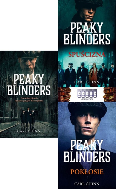 CHINN pakiet 3x PEAKY BLINDERS Prawdziwa historia gangów Birminghamu