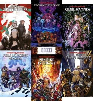 Dungeons & Dragons pakiet 6x Komiks Legendy Wrót Baldura Zaćmione