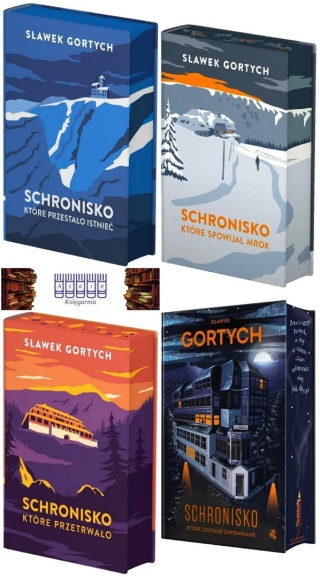 Gortych tw Pakiet 4x Karkonoska Seria Kryminalna Ilustrowane / Schronisko