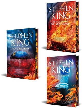 King pakiet 3x Bill Hodges Pan Mercedes Znalezione Koniec Warty Ilustrowane Brzegi