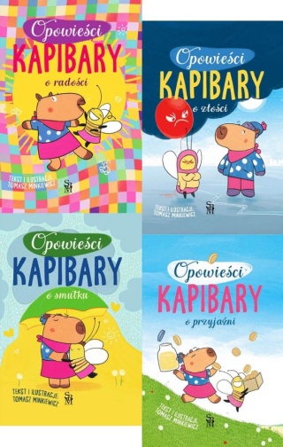 Minkiewicz pakiet 4x Opowieści Kapibary O Złości Radości Smutku Przyjaźni