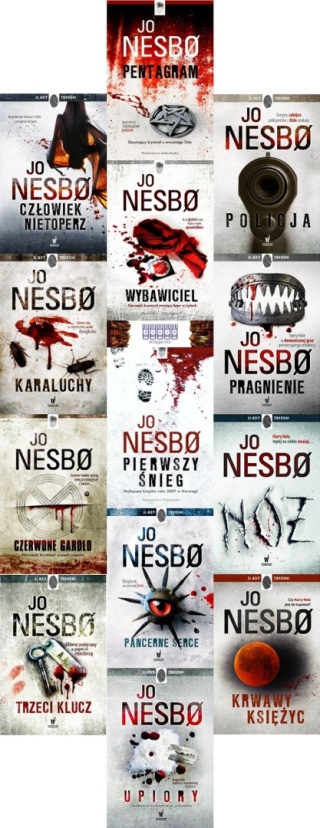 Nesbo pakiet 13x Harry Hole / Człowiek Nietoperz Pentagram