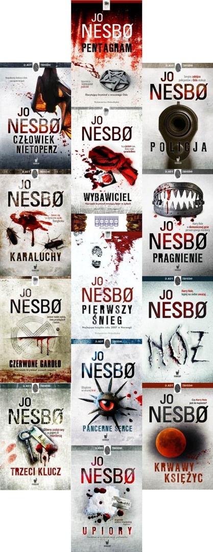 Nesbo pakiet 13x Harry Hole / Człowiek Nietoperz Pentagram