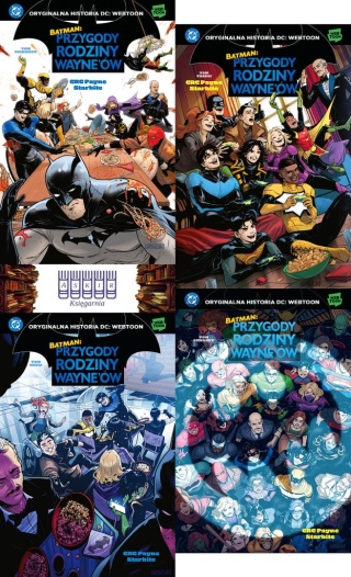 Payne Crc pakiet 4x Batman - Przygody Rodziny Wayne`Ów Dc Webtoon