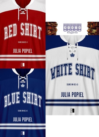 Popiel pakiet 3x Scars On Ice / Red Shirt Blue White