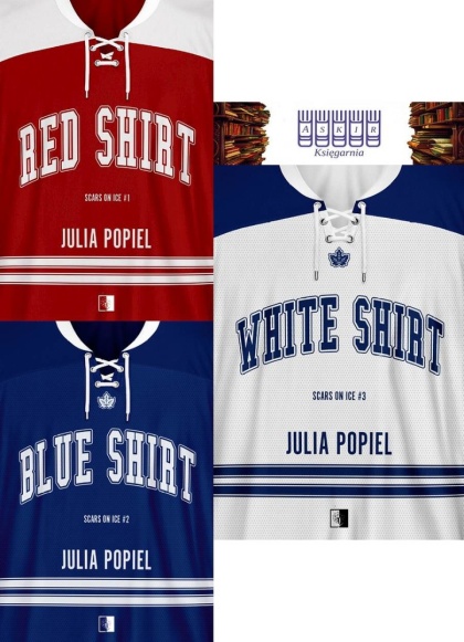 Popiel pakiet 3x Scars On Ice / Red Shirt Blue White