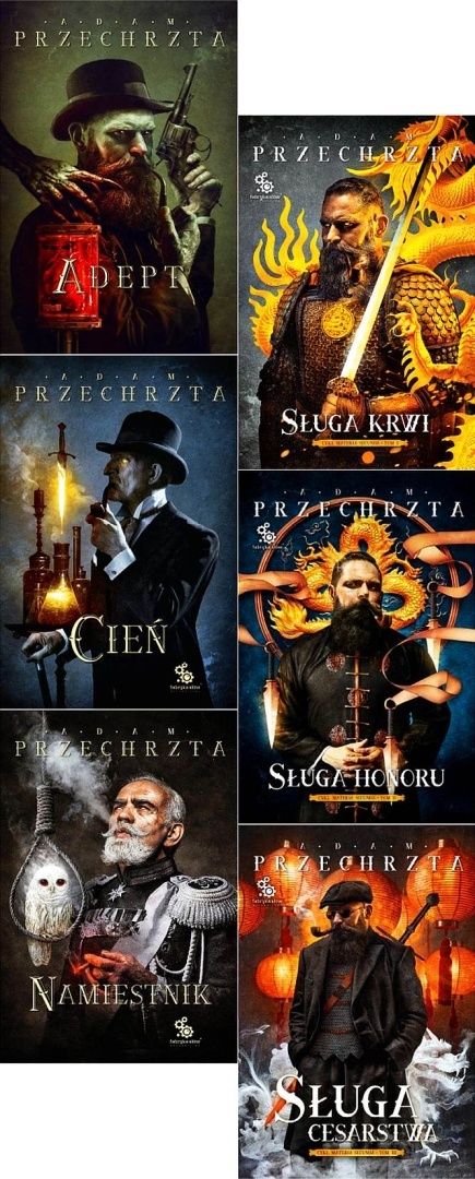 PRZECHRZTA x6 - cykl MATERIA PRIMA / SECUNDA Adept Cień Sługa pakiet