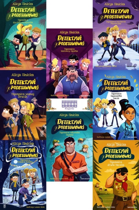 Sinicka pakiet 8x Detektywi Z Podstawówki Tajemnica Trenera Bombki