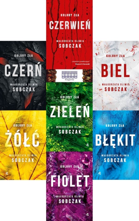 Sobczak pakiet 7x Kolory Zła Czerwień Czerń Błękit Zieleń Fiolet
