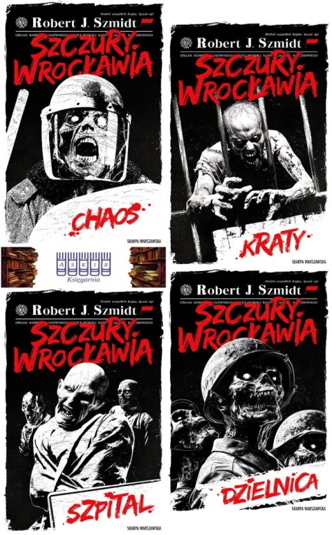 Szmidt pakiet 4x Szczury Wrocławia / Chaos Szpital Zombie Kraty Dzielnica